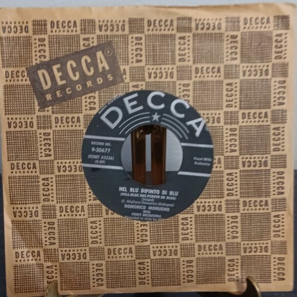 Domenico Modugno - Nel Blue Dipinto Di Blu - Martiti In Citta - Circa 1958 - Picture 1 of 3